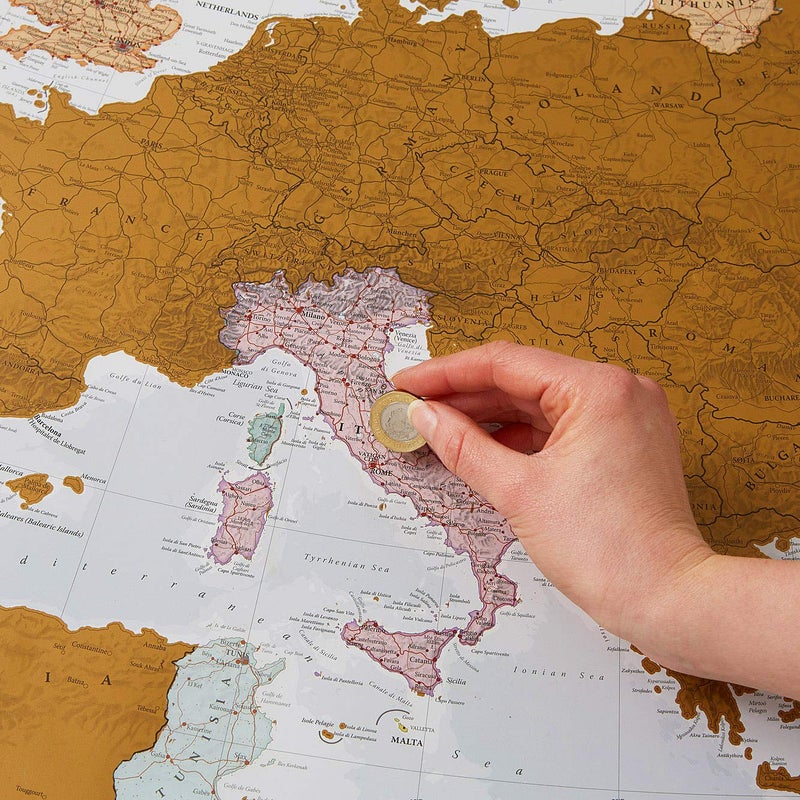 Maps International Scratch Off Map Of Europe â€“ Color Europe Wall Map â€“ Scratch Off â€“ 23 x 33 - Image 4